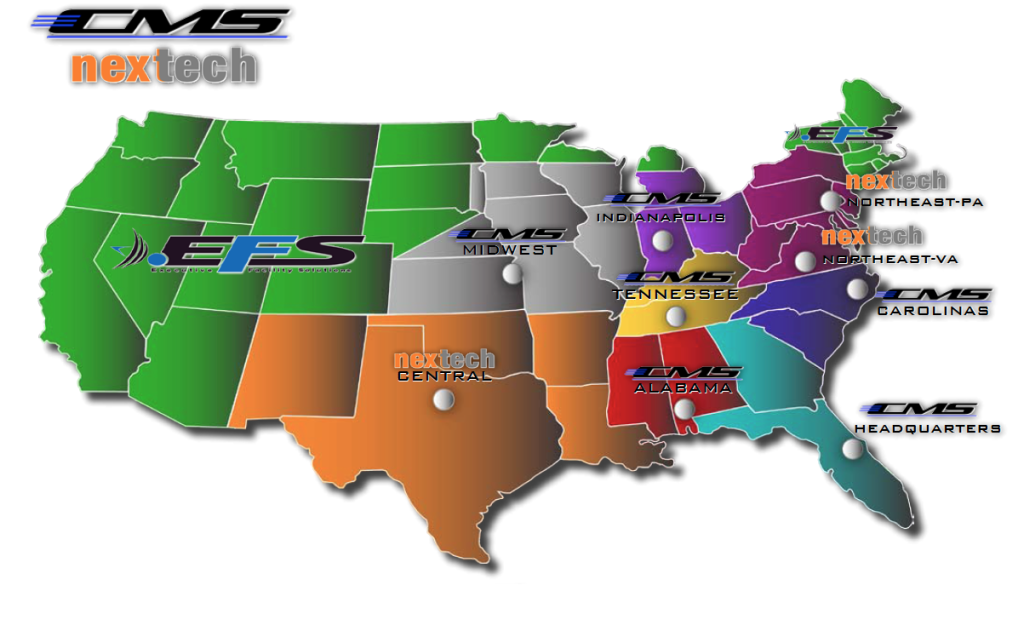 CMS Mechanical’s Nationwide HVAC Coverage