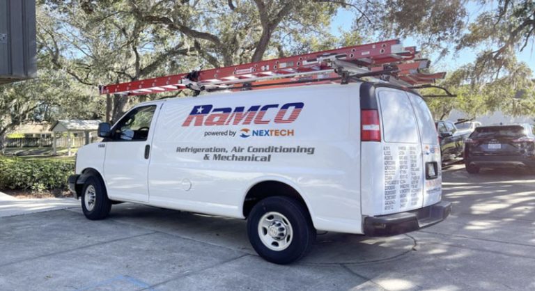 Ramco commercial refrigeration, air conditioning, and mechanical systems installation in progress