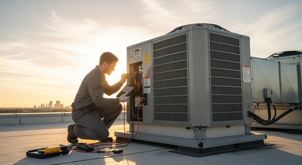 Featured image for 7 Warning Signs Your Rooftop Unit (RTU) Needs Service Before Spring Demand Hits