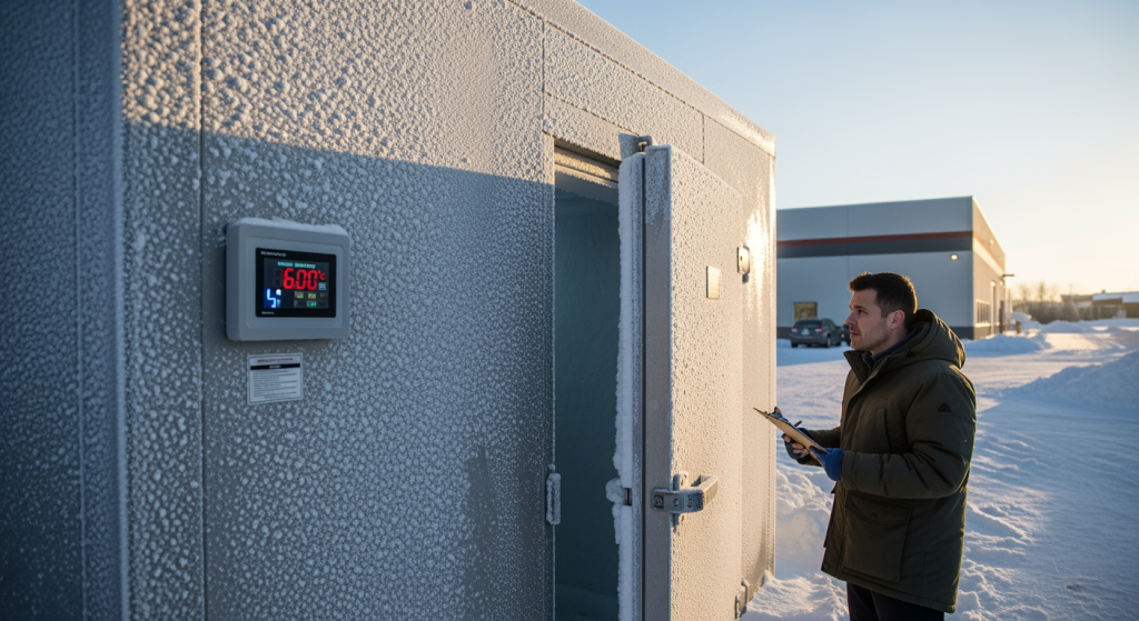 Featured image for Walk-In Cooler & Freezer Reliability in Winter: Low-Ambient Issues Facilities Should Watch For