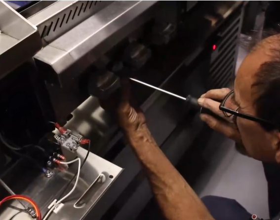 The image showcases a sophisticated machine used in HVAC engineering, highlighting the advanced technology that NexTech employs in its services. This equipment is essential for providing efficient heating, ventilation, and air conditioning solutions to meet the needs of our clients.