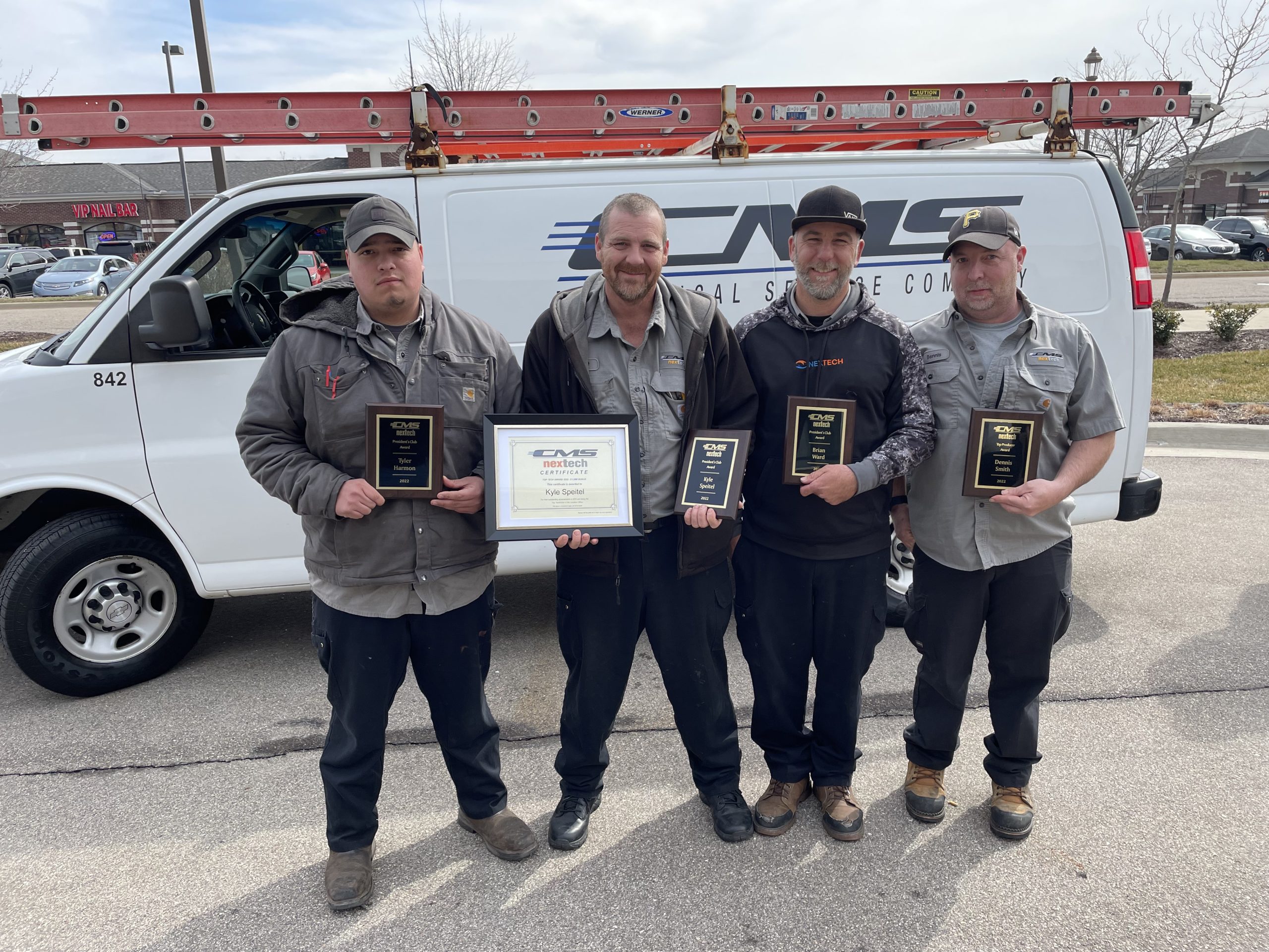 The image showcases a light commercial van, commonly used in the HVAC industry for service calls and transporting equipment. This type of vehicle is essential for businesses like NexTech to efficiently reach clients and provide timely services.