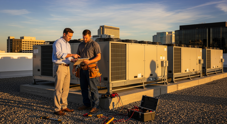 Featured image for Commercial HVAC Repair vs Replace in Denton